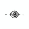 B Alphabet Bead 6.75 X 6mm - 1개