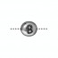 B Alphabet Bead 6.75 X 6mm - 1개