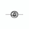 C Alphabet Bead 6.75 X 6mm - 1개