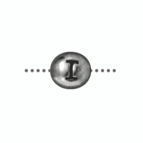 I Alphabet Bead 6.75 X 6mm - 1개