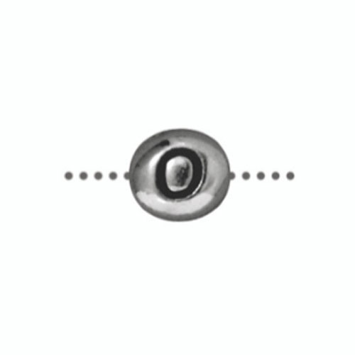O Alphabet Bead 6.75 X 6mm - 1개