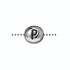 P Alphabet Bead 6.75 X 6mm - 1개