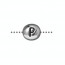 P Alphabet Bead 6.75 X 6mm - 1개