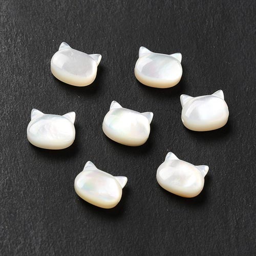 자개 고양이 6x7mm - 1개