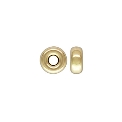 14K 골드필드 론델스페이서 3.2x1.6mm - 2개