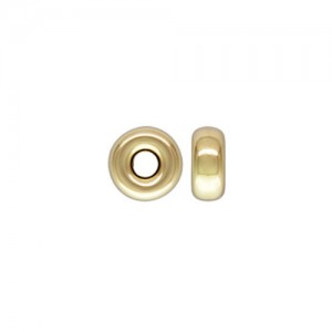 14K 골드필드 론델스페이서 3.2x1.6mm - 2개