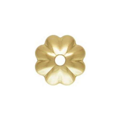 14K 골드필드 비드캡 5mm - 2개