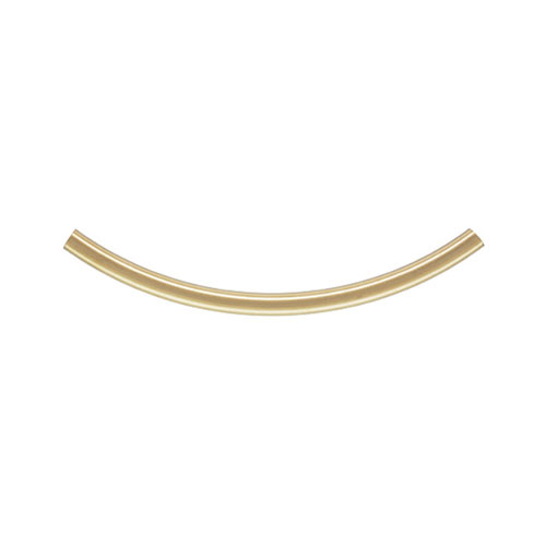 14K 골드필드 Curved Tube 2.0x35.0mm - 1개