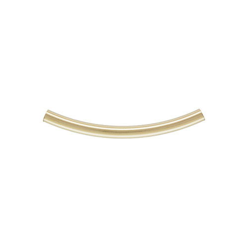 14K 골드필드 Curved Tube 2.0x25.0mm - 1개