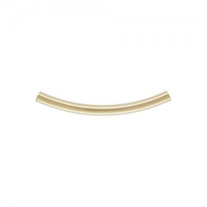 14K 골드필드 Curved Tube 2.0x25.0mm - 1개