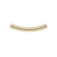 14K 골드필드 Curved Tube 3.0x25.0mm - 1개