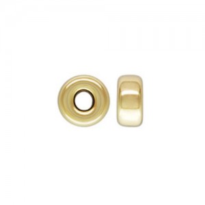 14K 골드필드 론델스페이서 4.0x2.1mm - 1개