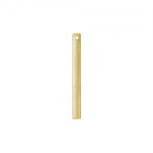 14K 골드필드 바 25.4x2.5mm - 1개