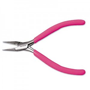 Pink Handle Flatnose 120mm (pl726) W Spring