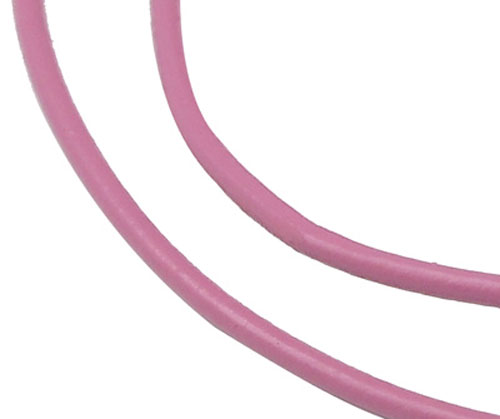 천연통가죽줄 2mm(핑크) - 90Cm