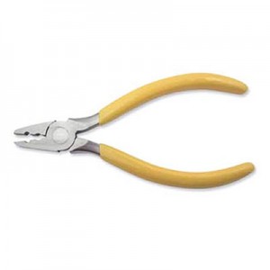 Fold Over Crimp Plier For Leather Suede Etc Finding